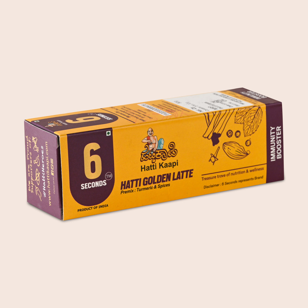 6 Seconds Golden Latte-Pack Of 5