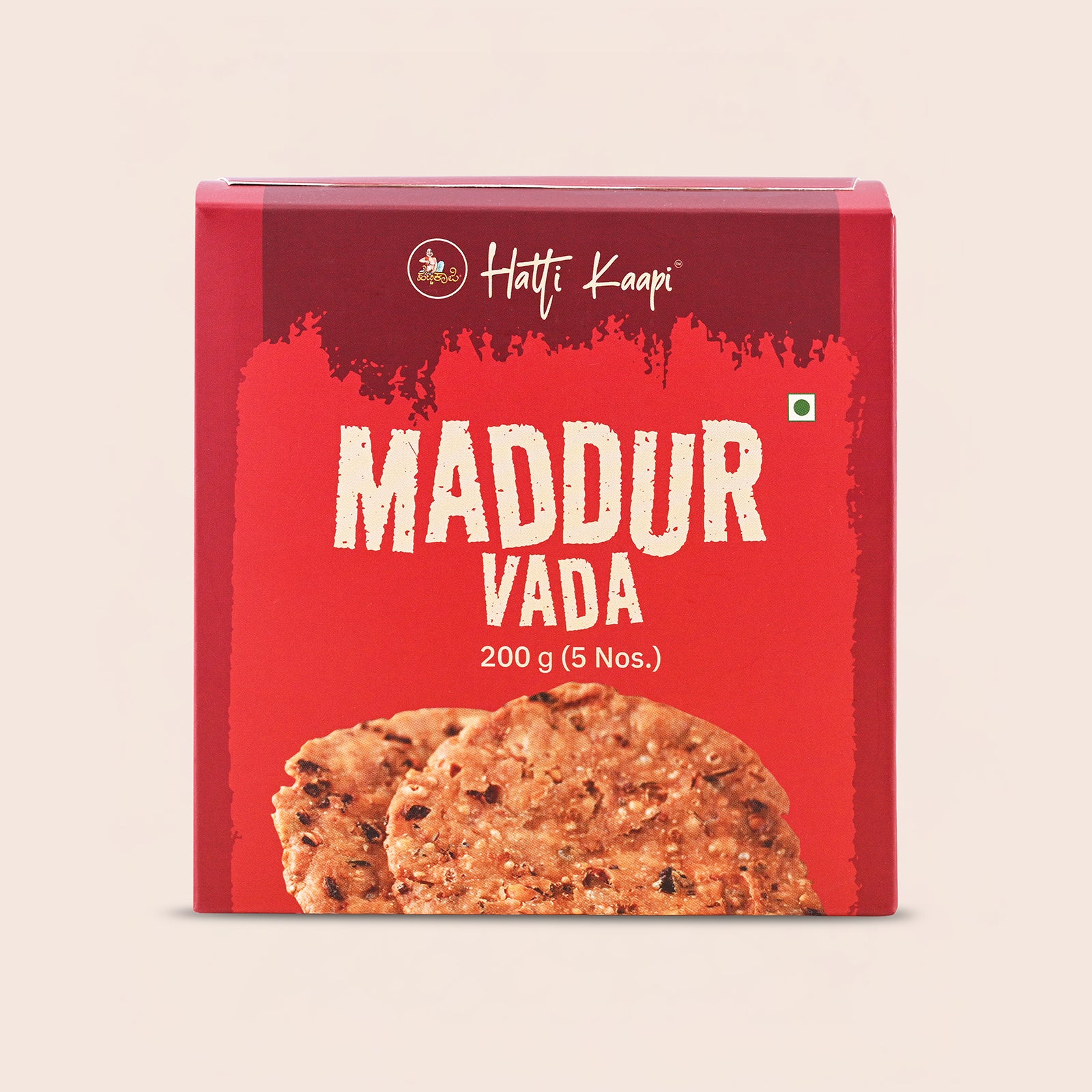 Maddur Vada (200 g | Pack of 5) | Authentic Karnataka Snack | Hatti Kaapi
